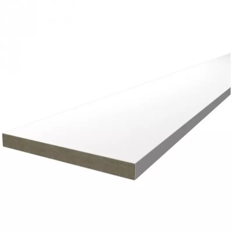 Durvju portālu komplekts MDF Balts PVC