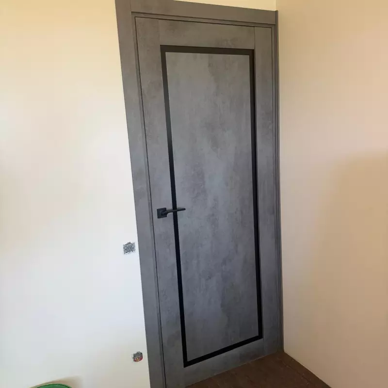Durvis Legacy Tumšs betons BLK PVC