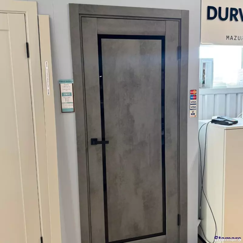 Durvis Legacy Tumšs betons BLK PVC