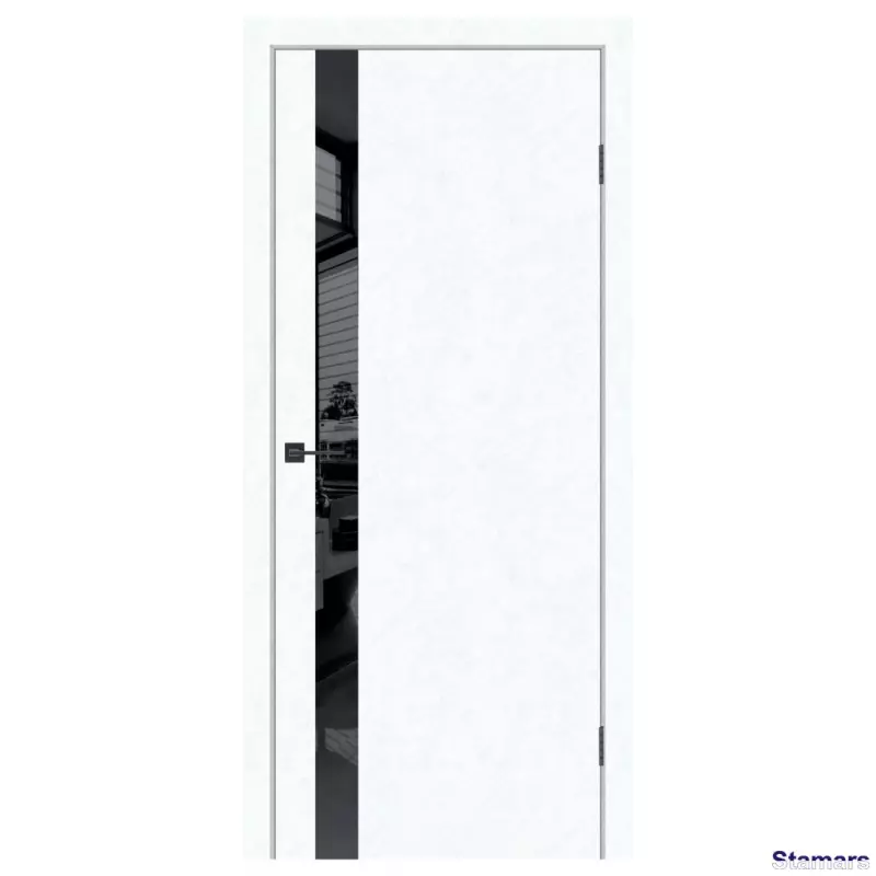 Durvis MEGA 02 Balts betons BLK PVC