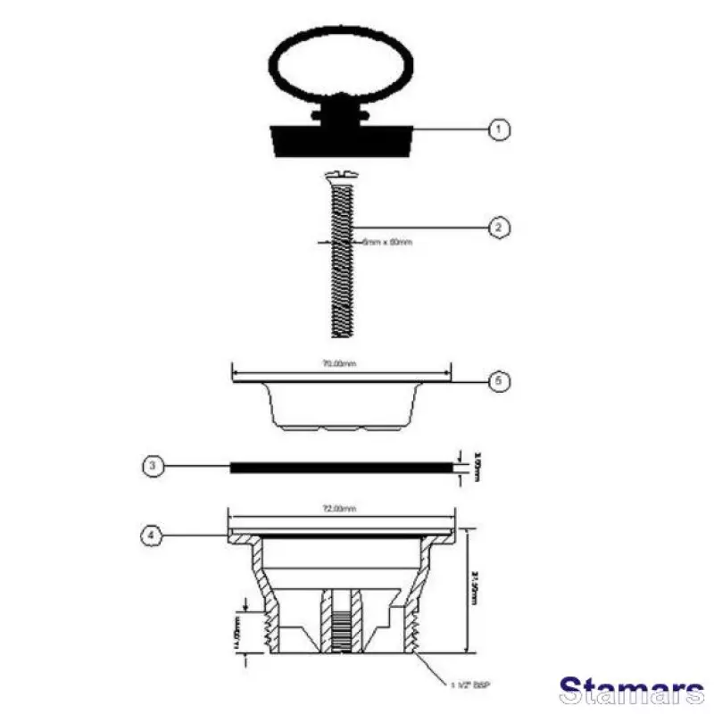 Sifona ieplūde HC15B