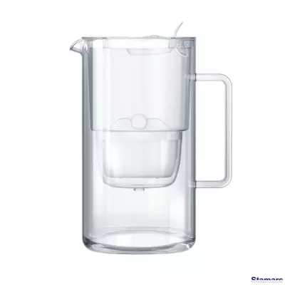 AQUAPHOR Stikla ūdens filtrēšanas krūze Glass Maxfor+, Balts