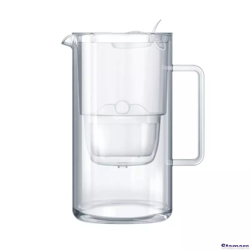 AQUAPHOR Stikla ūdens filtrēšanas krūze Glass Maxfor+, Balts