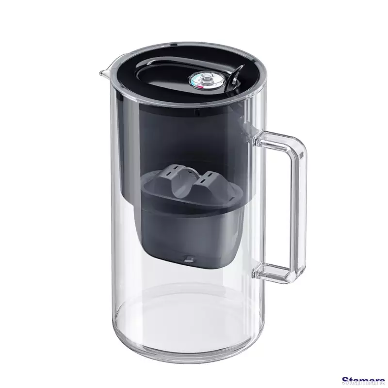 AQUAPHOR Stikla ūdens filtrēšanas krūze Glass Maxfor+, Melns