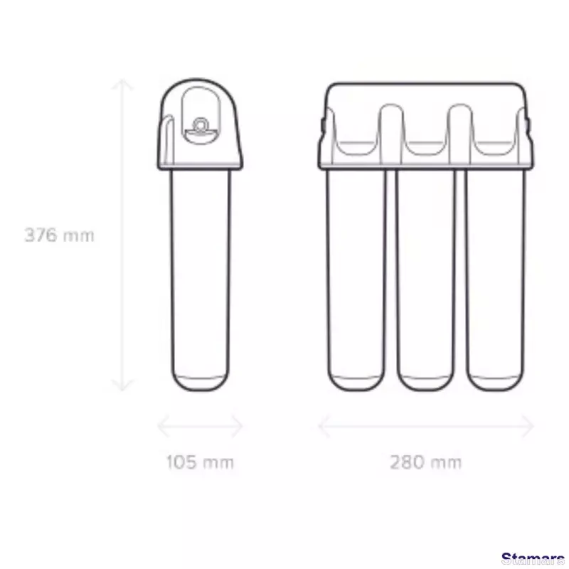 Atgriez.osmozes sistēma ūdens filtrēšanas DWM RO-312S PRO